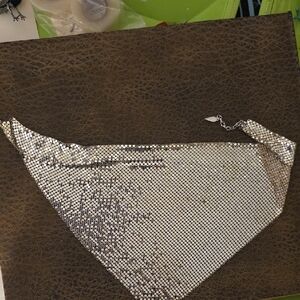 Silver Mesh Chainmail Necklace